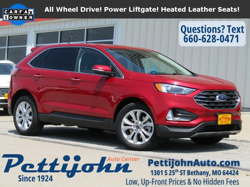 Red 2024 Ford Edge Titanium for sale in Bethany, MO