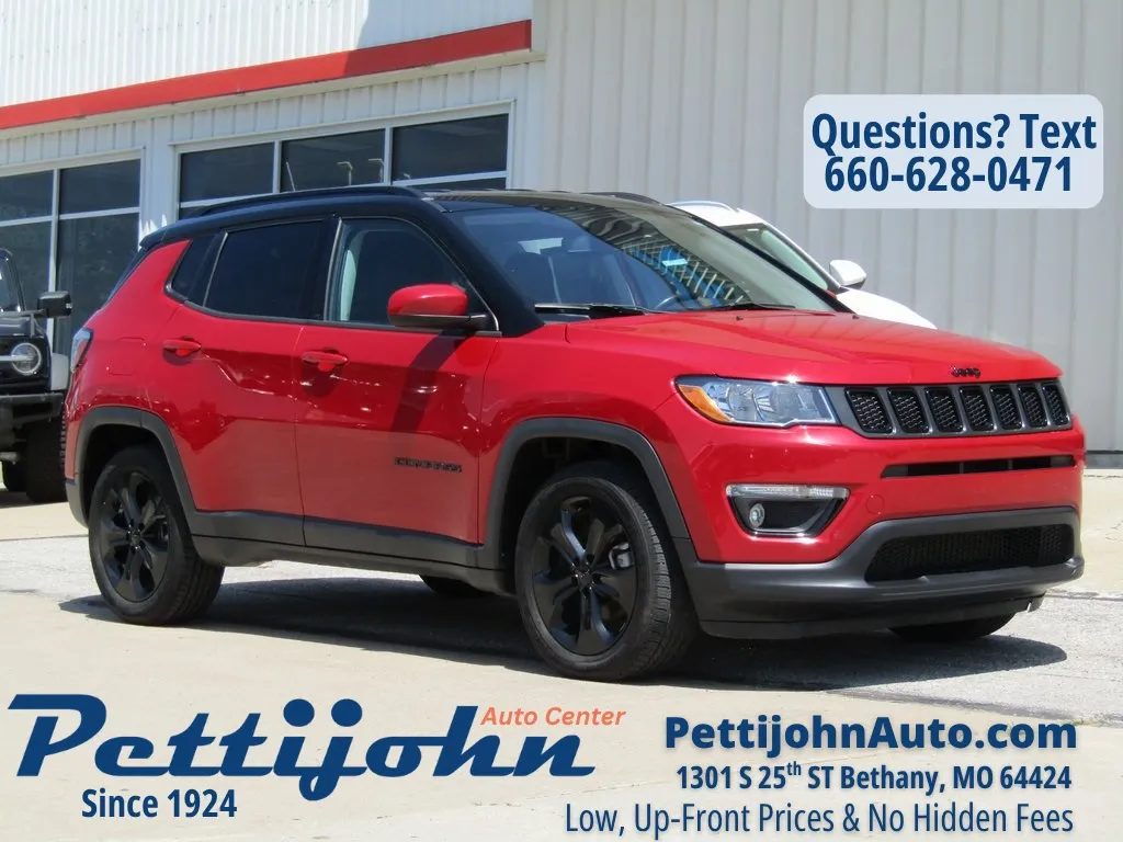 Used 2021 Jeep Compass Altitude with VIN 3C4NJCBB7MT523334 for sale in Kansas City