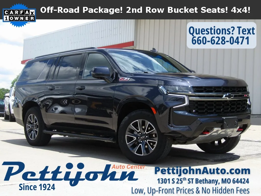 Gray 2022 Chevrolet Suburban Z71 for sale in Bethany, MO