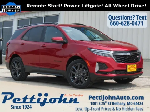 Red 2022 Chevrolet Equinox RS for sale in Bethany, MO