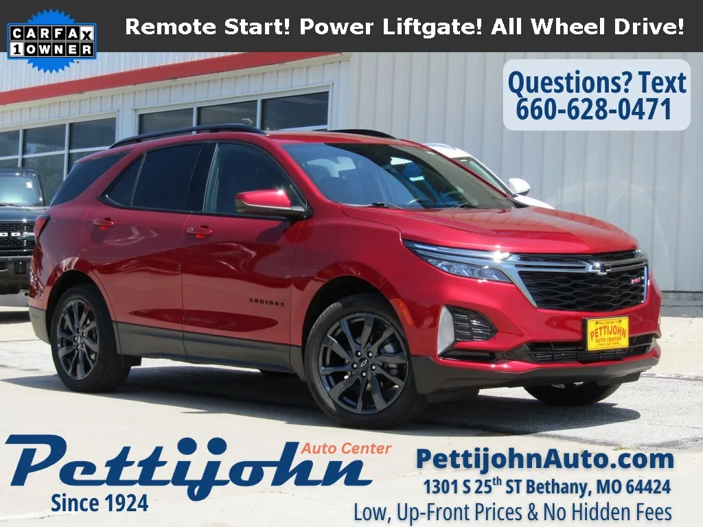 Used 2022 Chevrolet Equinox RS with VIN 3GNAXWEV9NS114108 for sale in Kansas City