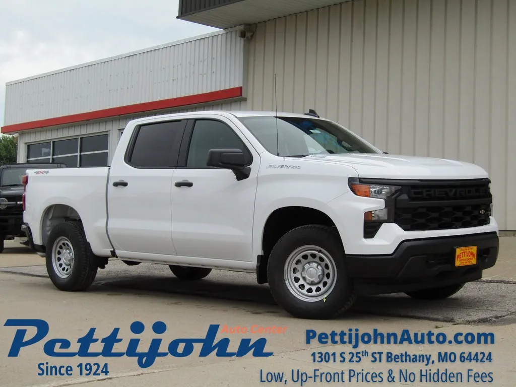 White 2026 Chevrolet Silverado 1500 WT for sale in Bethany, MO