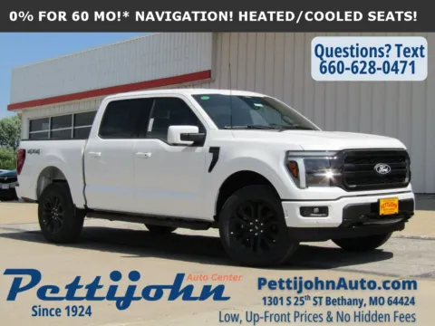 White 2025 Ford F-150 Lariat for sale in Bethany, MO