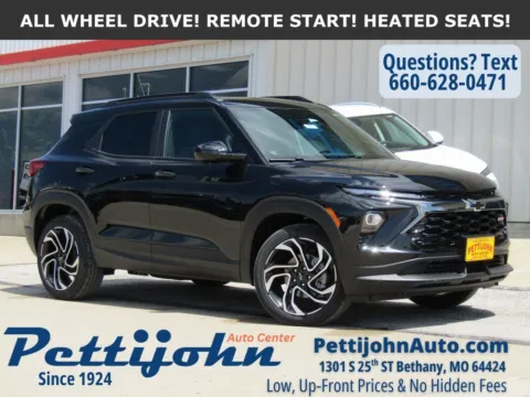 Black 2026 Chevrolet TrailBlazer RS for sale in Bethany, MO
