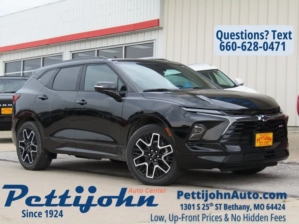 Black 2025 Chevrolet Blazer RS for sale in Bethany, MO