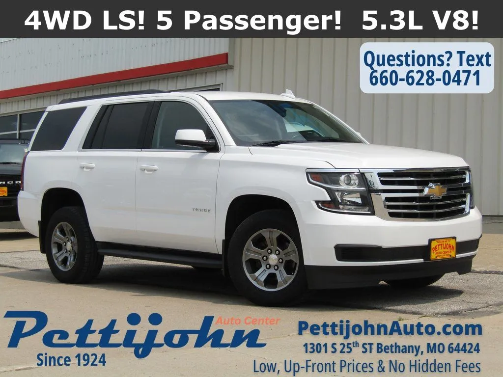 White 2020 Chevrolet Tahoe LS for sale in Bethany, MO