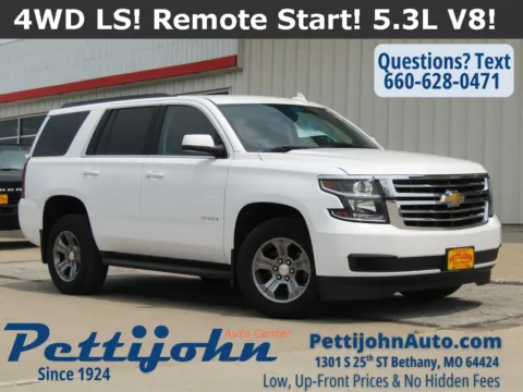White 2020 Chevrolet Tahoe LS for sale in Bethany, MO