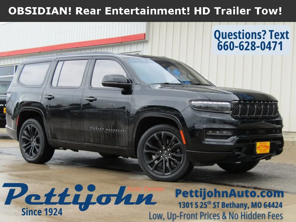 Black 2022 Jeep Grand Wagoneer Series II for sale in Bethany, MO