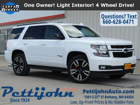White 2018 Chevrolet Tahoe Premier for sale in Bethany, MO