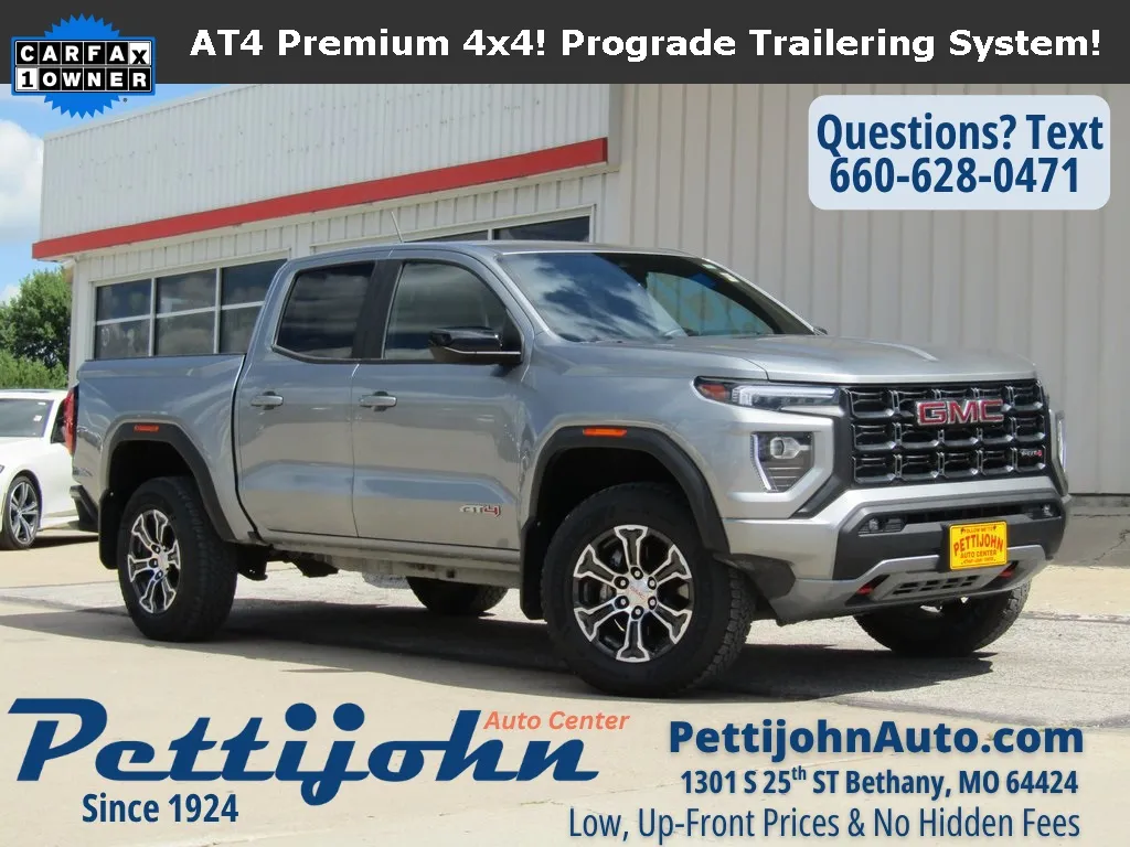 Used 2023 GMC Canyon AT4 with VIN 1GTP6DEK5P1205980 for sale in Kansas City
