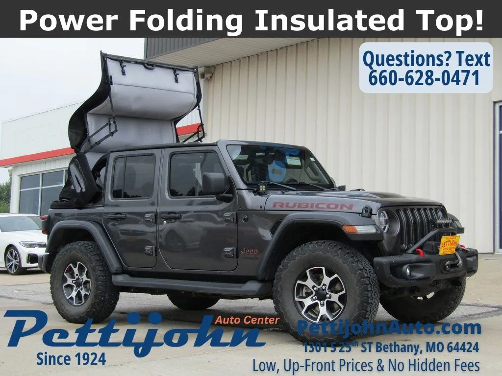 Used 2021 Jeep Wrangler Unlimited Rubicon with VIN 1C4HJXFG2MW530308 for sale in Kansas City