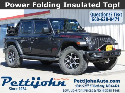 Gray 2021 Jeep Wrangler Unlimited Rubicon for sale in Bethany, MO