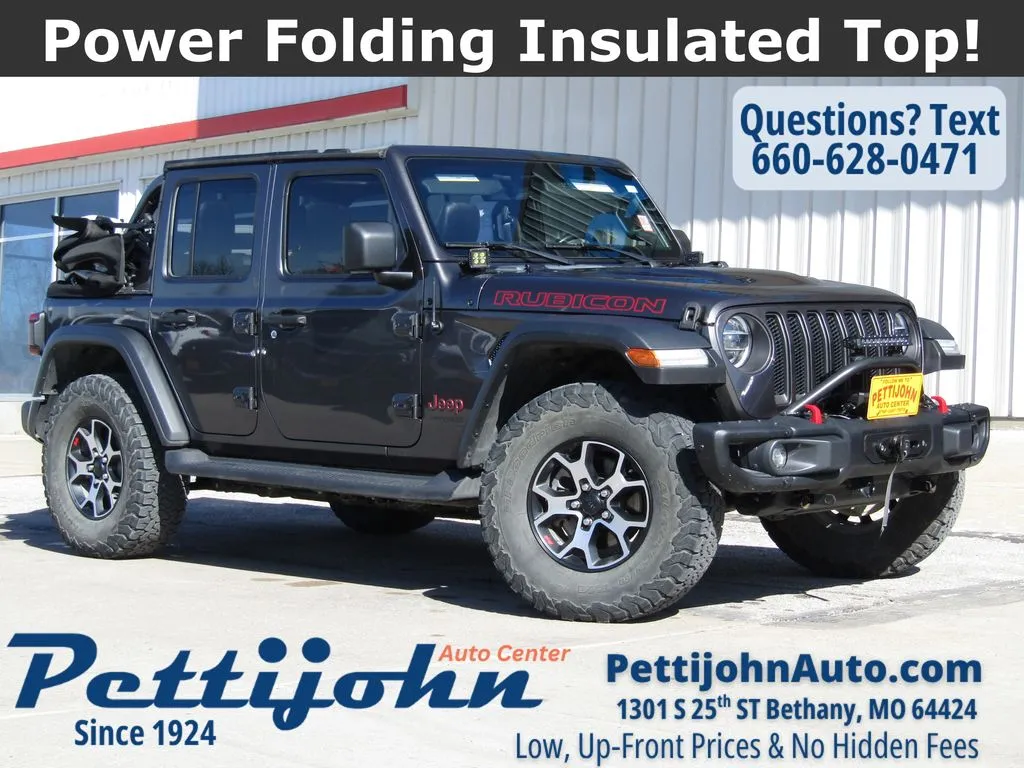 Gray 2021 Jeep Wrangler Unlimited Rubicon for sale in Bethany, MO