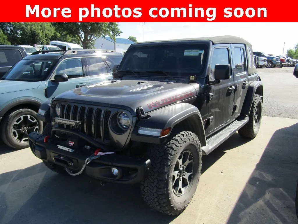 Used 2021 Jeep Wrangler Unlimited Rubicon with VIN 1C4HJXFG2MW530308 for sale in Kansas City