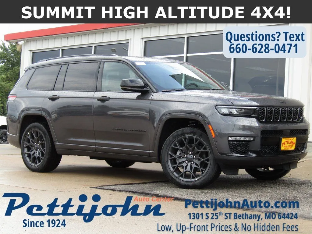 Gray 2025 Jeep Grand Cherokee L Summit for sale in Bethany, MO