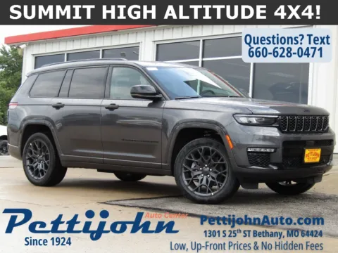 Gray 2025 Jeep Grand Cherokee L Summit for sale in Bethany, MO