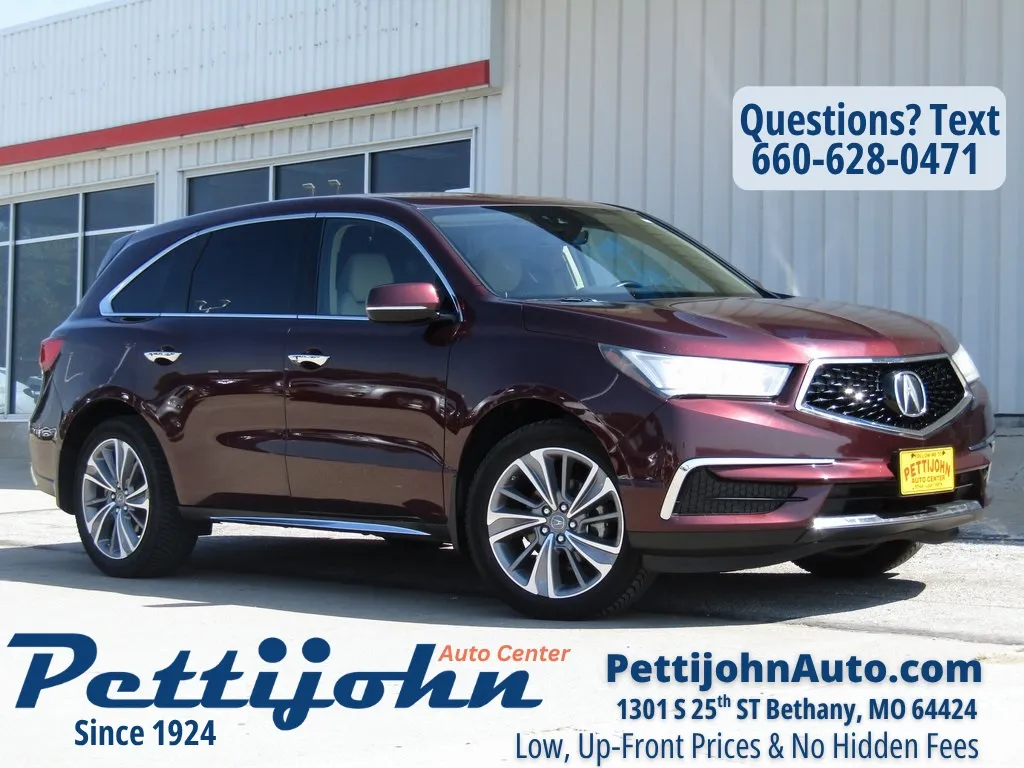 Used 2017 Acura MDX Technology Package with VIN 5FRYD4H50HB027614 for sale in Kansas City