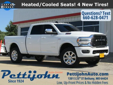 White 2022 Ram 2500 Laramie for sale in Bethany, MO