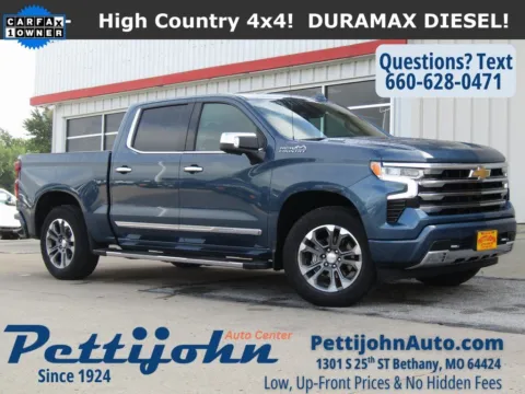 Blue 2024 Chevrolet Silverado 1500 High Country for sale in Bethany, MO