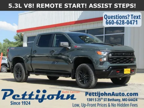 Gray 2026 Chevrolet Silverado 1500 Custom Trail Boss for sale in Bethany, MO