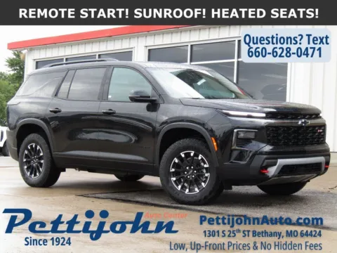 Black 2026 Chevrolet Traverse Z71 for sale in Bethany, MO