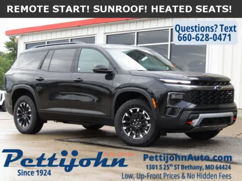 Black 2026 Chevrolet Traverse Z71 for sale in Bethany, MO