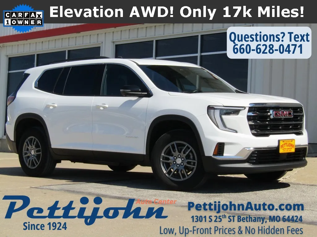 Used 2025 GMC Acadia Elevation with VIN 1GKENNRS9SJ162459 for sale in Kansas City