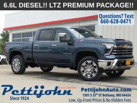 Blue 2026 Chevrolet Silverado 2500 HD LTZ for sale in Bethany, MO