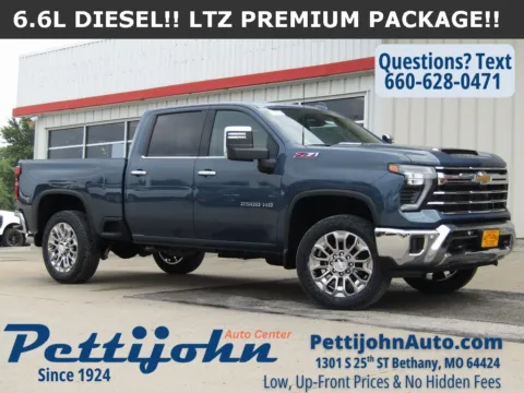 Blue 2026 Chevrolet Silverado 2500HD LTZ for sale in Bethany, MO
