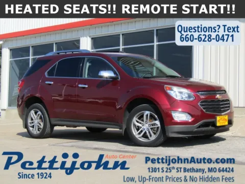Red 2016 Chevrolet Equinox LTZ for sale in Bethany, MO