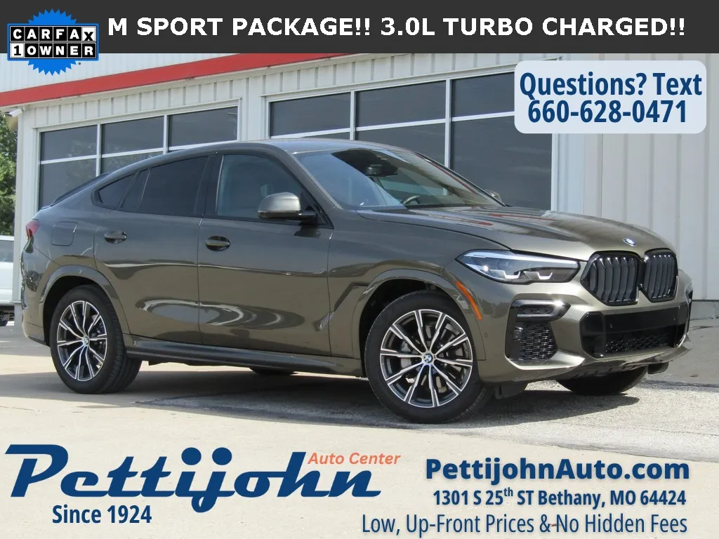 Used 2023 BMW X6 40i with VIN 5UXCY6C05P9P38644 for sale in Kansas City