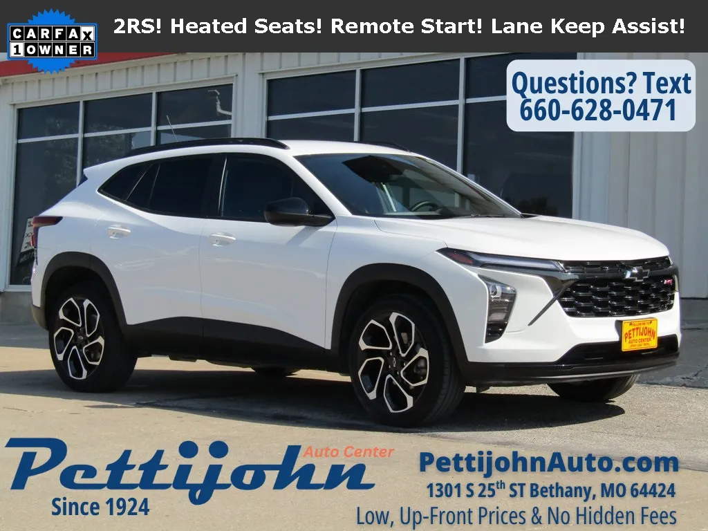 Used 2024 Chevrolet Trax RS with VIN KL77LJE21RC086546 for sale in Kansas City