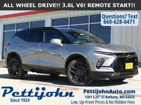 Gray 2025 Chevrolet Blazer RS for sale in Bethany, MO