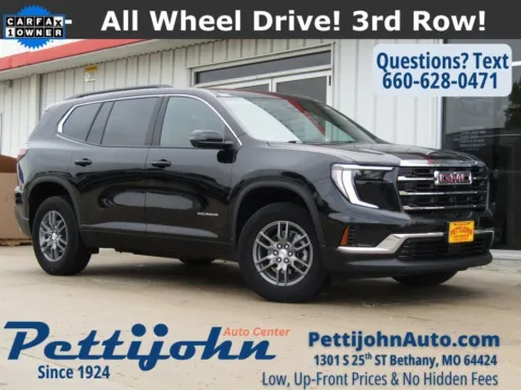Black 2025 GMC Acadia Elevation for sale in Bethany, MO