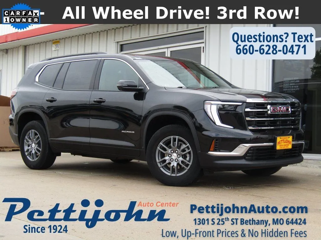 Black 2025 GMC Acadia Elevation for sale in Bethany, MO