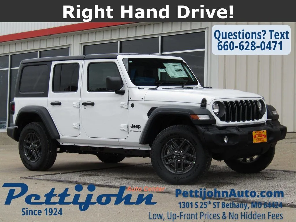 White 2026 Jeep Wrangler Sport RHD for sale in Bethany, MO