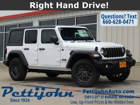 White 2026 Jeep Wrangler Sport RHD for sale in Bethany, MO