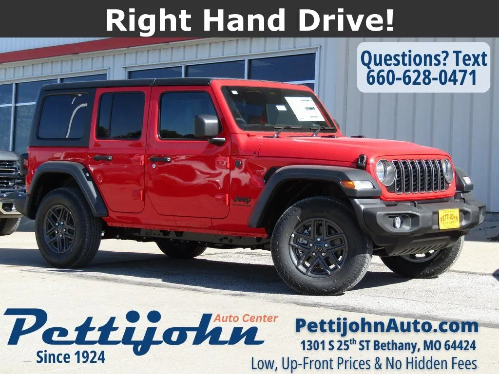 Red 2026 Jeep Wrangler Sport RHD for sale in Bethany, MO