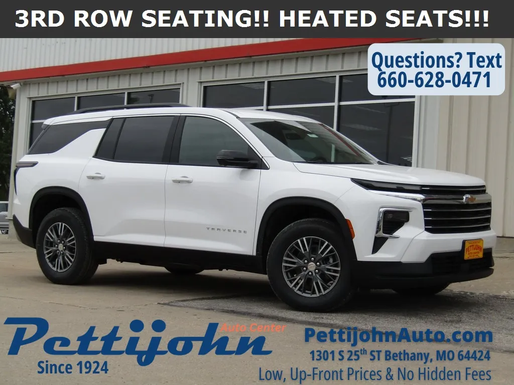 White 2026 Chevrolet Traverse LT for sale in Bethany, MO