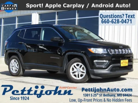 Black 2019 Jeep Compass Sport for sale in Bethany, MO