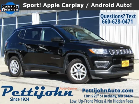 Black 2019 Jeep Compass Sport for sale in Bethany, MO