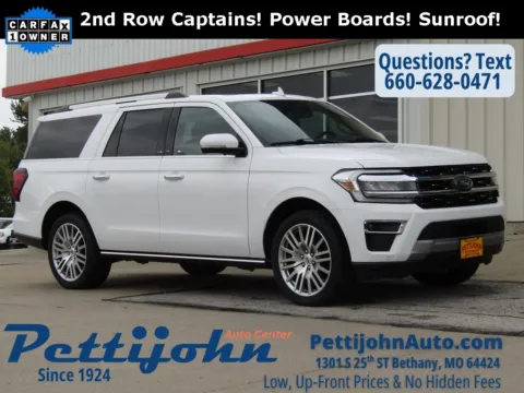 White 2024 Ford Expedition Max Limited for sale in Bethany, MO