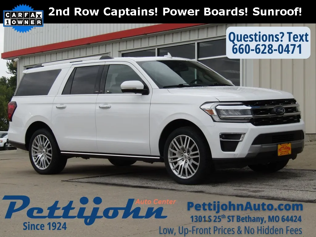 White 2024 Ford Expedition Max Limited for sale in Bethany, MO