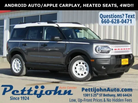 Gray 2025 Ford Bronco Sport Heritage for sale in Bethany, MO