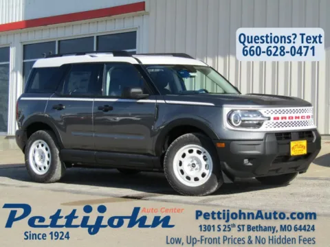 Gray 2025 Ford Bronco Sport Heritage for sale in Bethany, MO