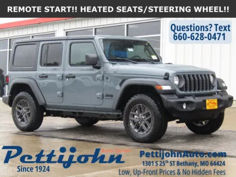 Gray 2026 Jeep Wrangler Sport S for sale in Bethany, MO