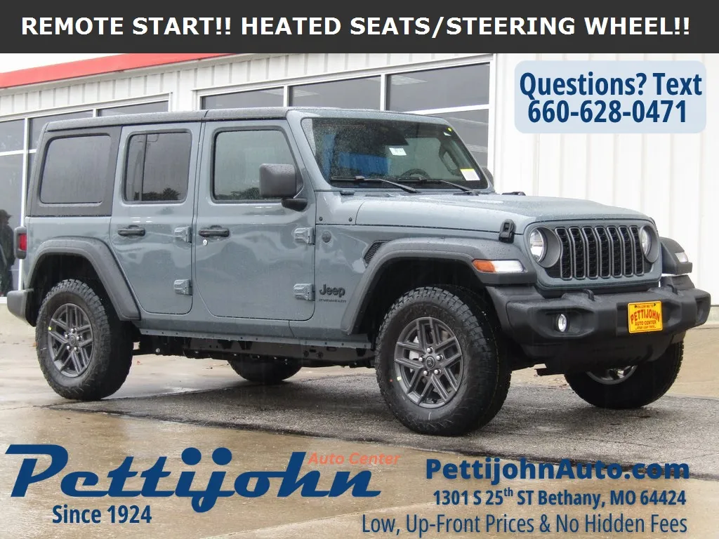 Gray 2026 Jeep Wrangler Sport S for sale in Bethany, MO