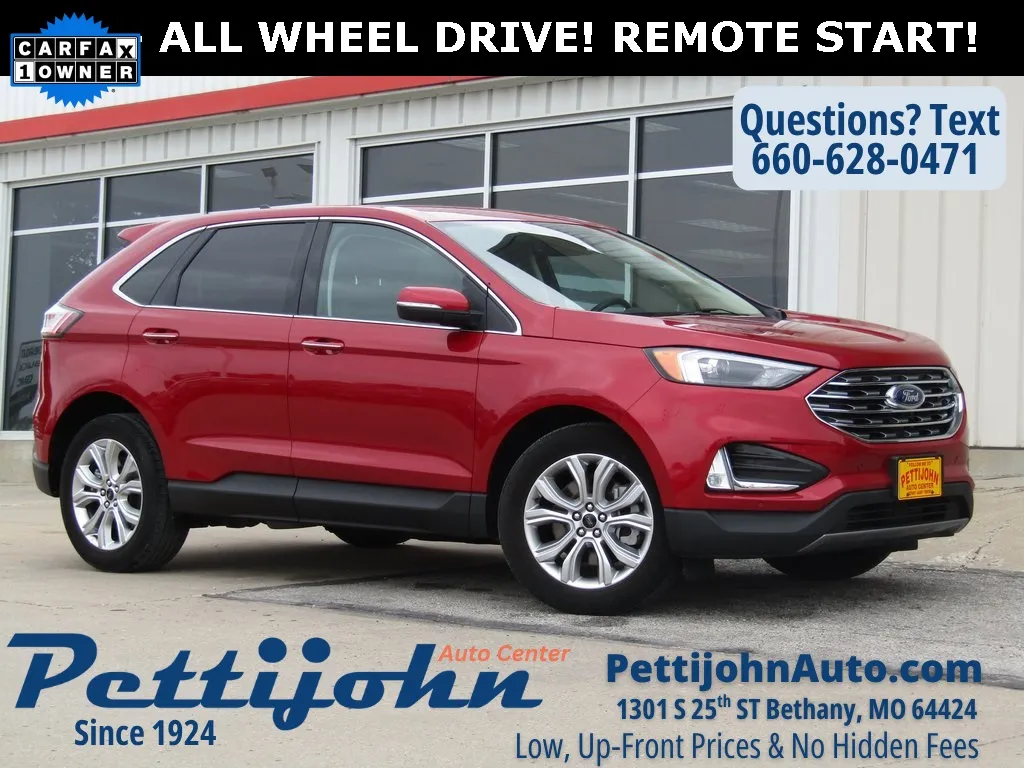 Used 2024 Ford Edge Titanium for sale in Bethany, MO at Pettijohn Auto ...