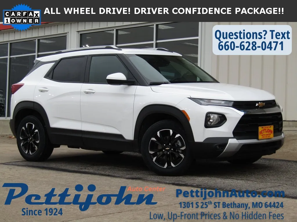 White 2023 Chevrolet TrailBlazer LT for sale in Bethany, MO