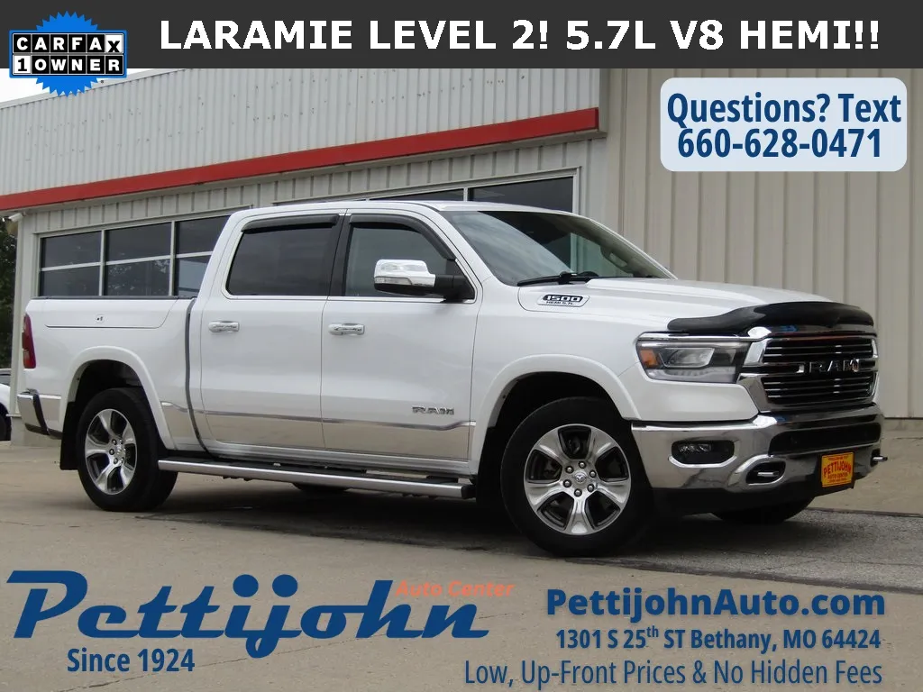 White 2022 Ram 1500 Laramie for sale in Bethany, MO